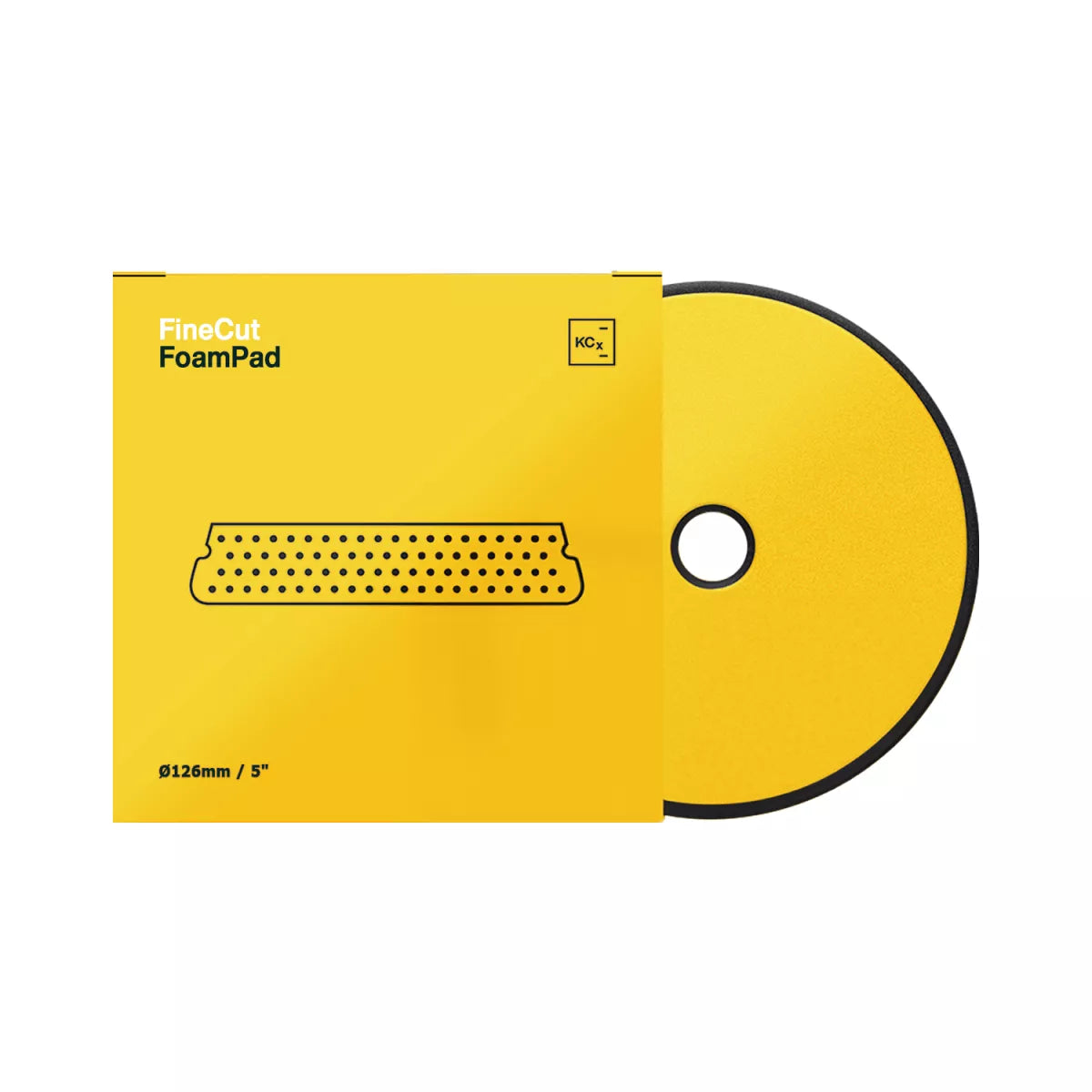 Koch Chemie Fine Cut Foam Pad Polierschwamm Ø126mm gelb