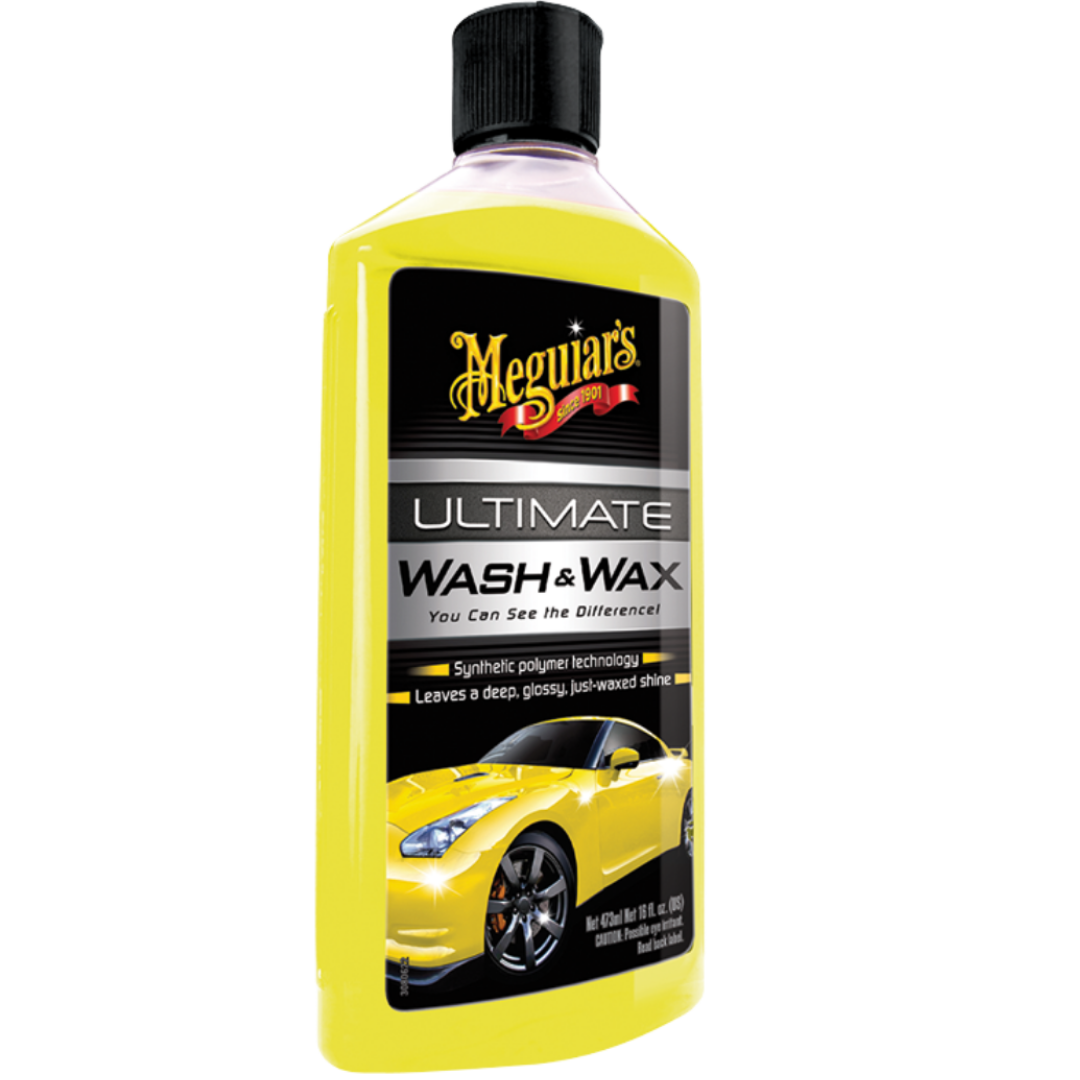 Meguiars Ultimate Wash & Wax Autoshampoo mit Wax 473ml