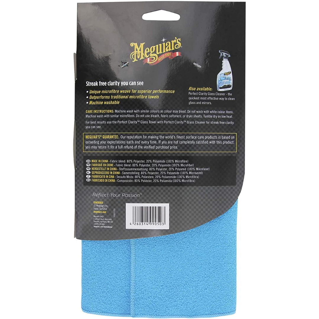 Meguiars Perfect Clarity Glass Towel Glastuch 40x40cm