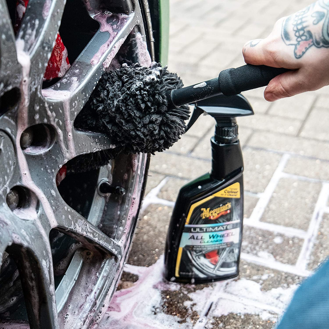 Meguiars Supreme Wheel Brush Felgenbürste medium 35cm