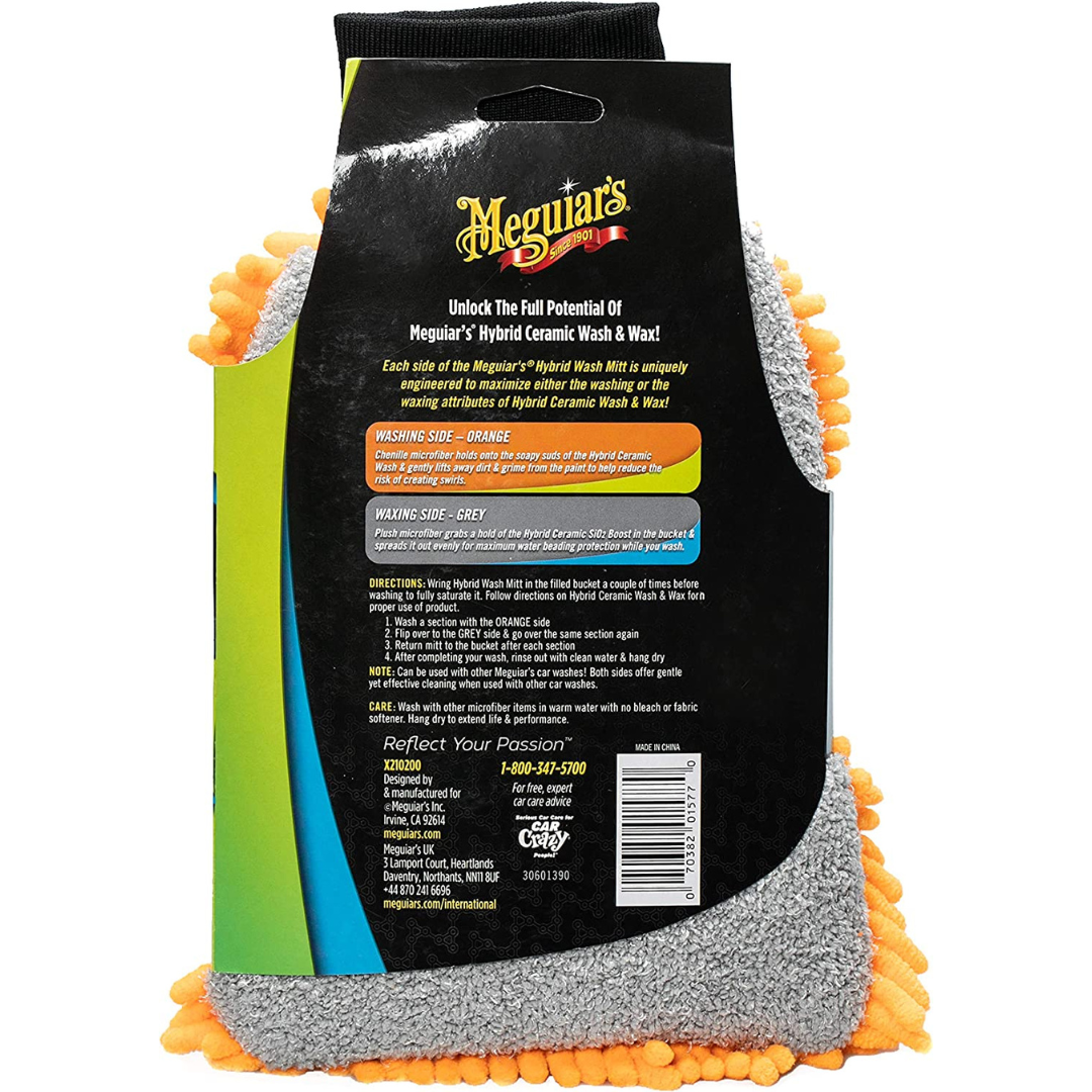 Meguiars Hybrid Waschhandschuh 19x32cm