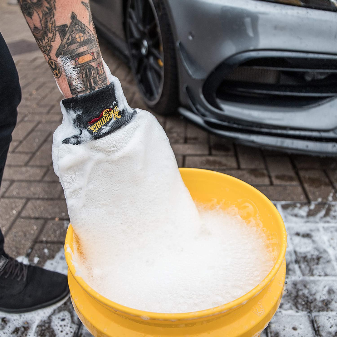 Meguiars Grit Guard Wascheimer gelb mit Wascheimereinsatz 18,9 Liter