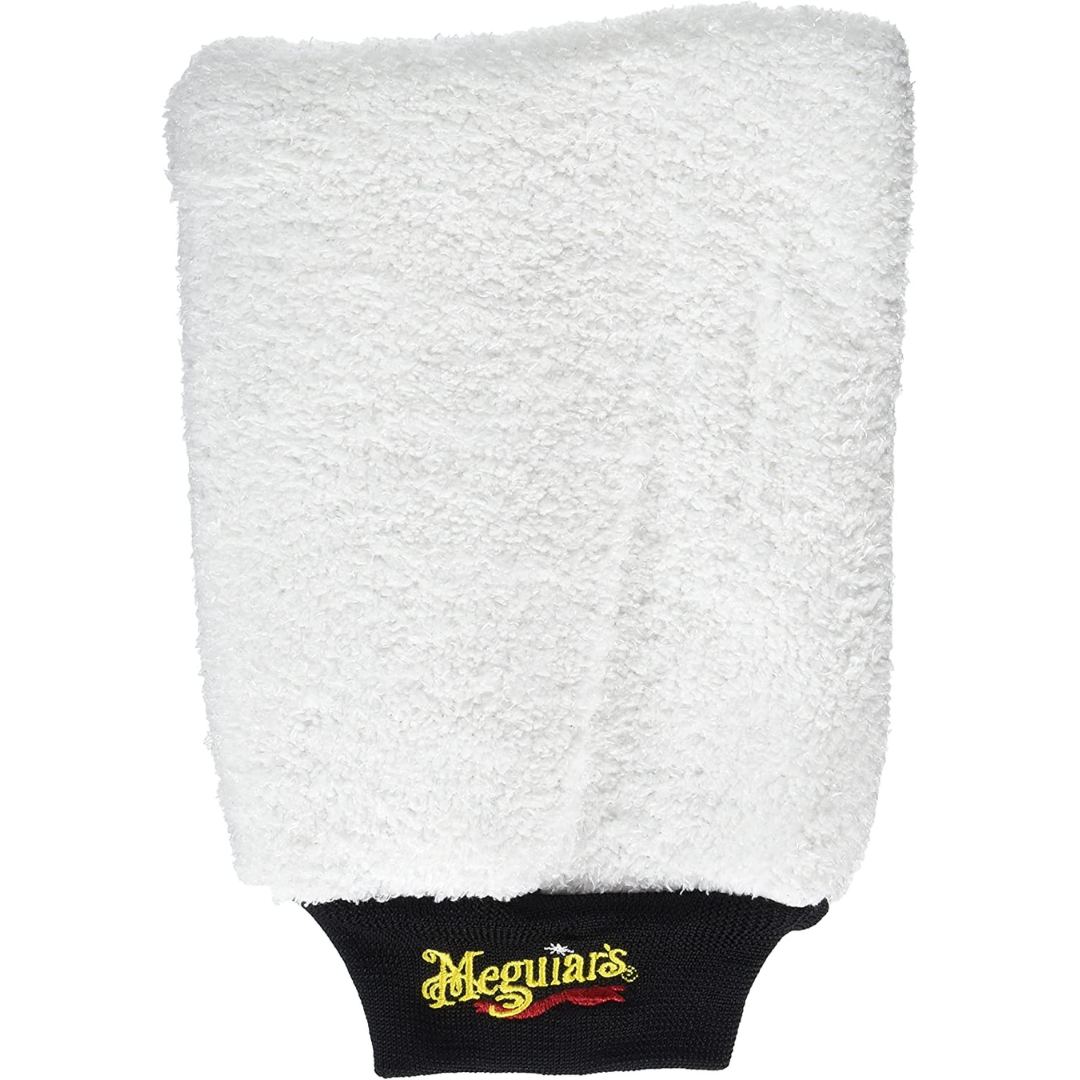 Meguiars Super Thick Microfibre Wash Mitt Waschhandschuh 19x29cm